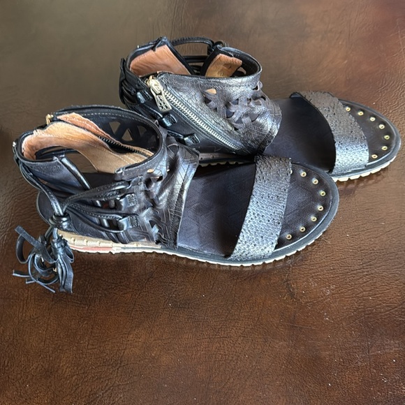 A.S. 98 Petrona Leather Sandals - Picture 6 of 12